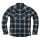 WCC Outlaw Flannel shirt blue/beige Size L