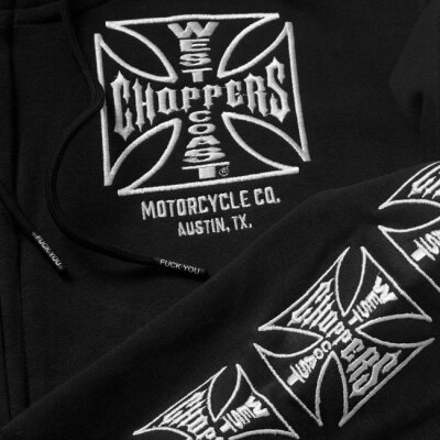 WCC Dominator zip hoodie black Size XL