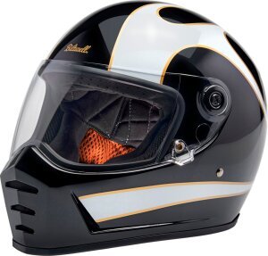 Helmet Lanespltr Bk/wt Xl