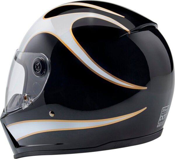 Helmet Lanespltr Bk/wt Xl