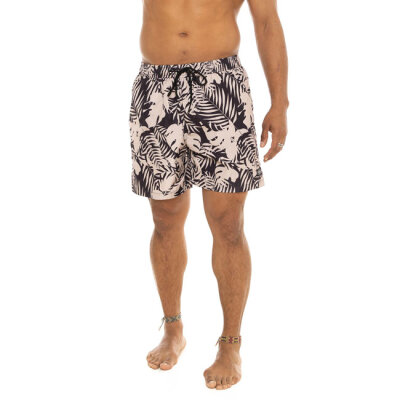 Von Dutch Burt25 swimshort black/beige Size M