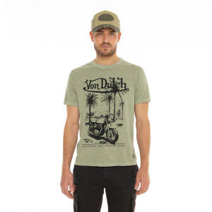 Von Dutch Socal t-shirt olive Size S