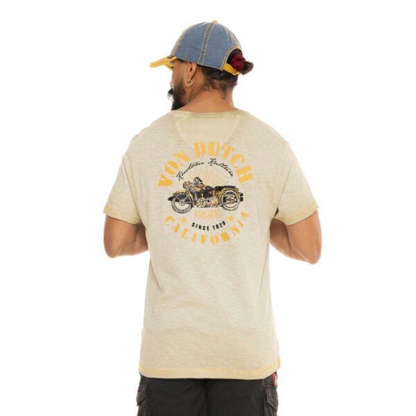 Von Dutch Hero t-shirt beige Size L