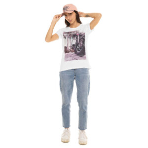 Von Dutch Moto female t-shirt white Size XS
