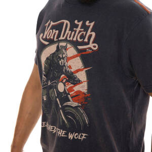 Von Dutch Wolfy t-shirt navy Size 2XL