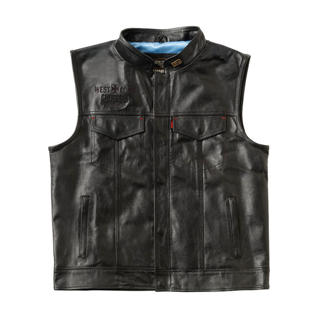 WCC x 13 1/2 Dominator leather riding vest Size S
