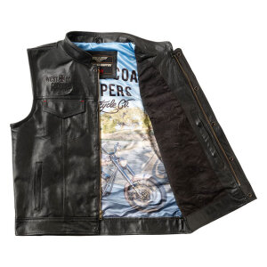 WCC x 13 1/2 Dominator leather riding vest Size S