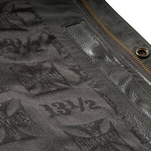 WCC x 13 1/2 Dominator leather riding vest Size XL