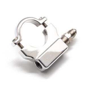 Feuling, 1-1/4" handlebar oil pressure gauge mount....