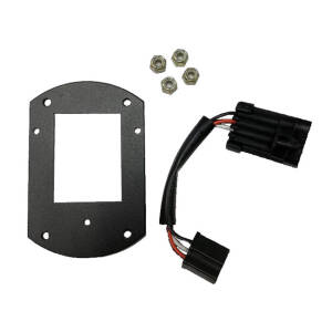 Custom Dynamics, Low Rider ProBEAM headlamp mount kit. Black