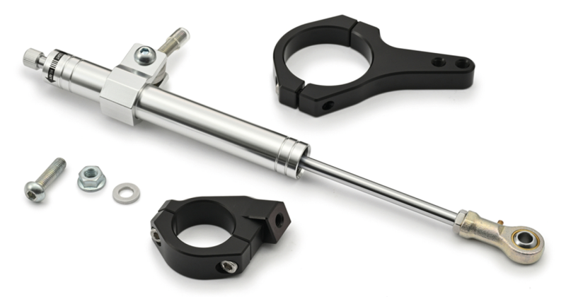 Steering Damper Kit Silver RH1250S21-Up (FR)