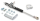 Steering Damper Kit Black FXD91-05 39mm (FR)