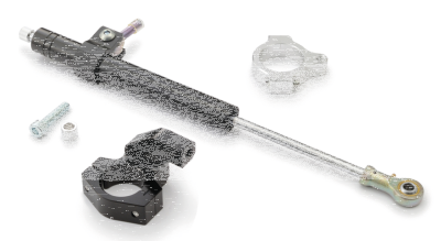 Steering Damper Kit Black FXR88-00 39mm (FR)