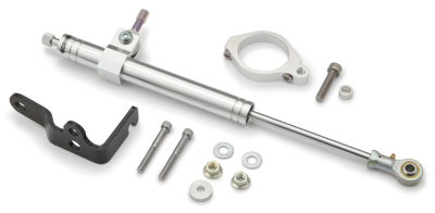 Steering Damper Kit Silver XL16-22 49mm (FR)