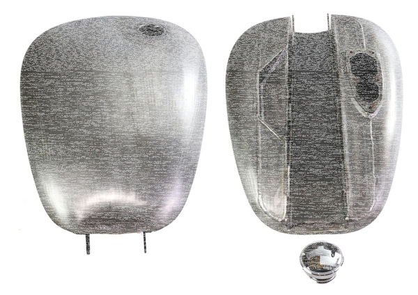 Bobbed Gas Tank Raw ST18-Up (IT)