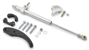 Steering Damper Kit Silver FLH/T09-13 (IT)