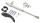 Steering Damper Kit Silver FLH/T09-13 (IT)