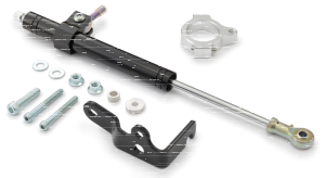 Steering Damper Kit Black XL07-22 39mm (IT)