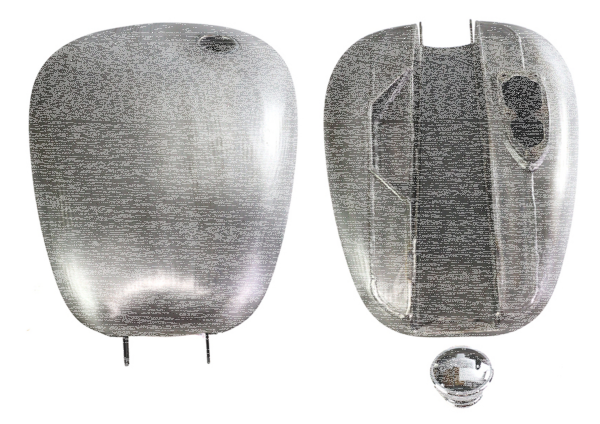 Bobbed Gas Tank Raw ST18-Up (GB)