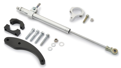 Steering Damper Kit Silver FLH/T09-13 (GB)