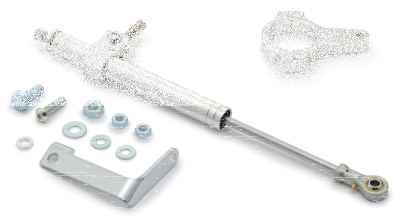 Steering Damper Kit Silver FXDWG93-05 (GB)