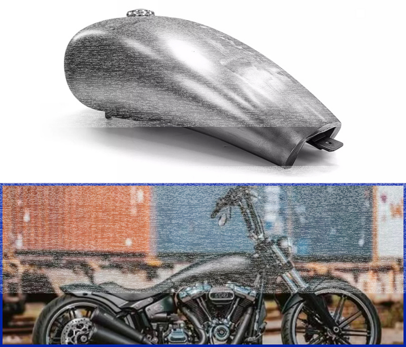 Stretched 5 Gallon Gas Tank Raw ST18-22 (ES)
