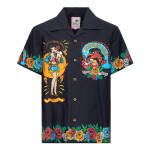 King Kerosin Acapulco hawaii shirt black Size 2XL