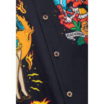 King Kerosin Acapulco hawaii shirt black Size 3XL