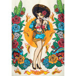 King Kerosin Acapulco hawaii shirt off white Size L