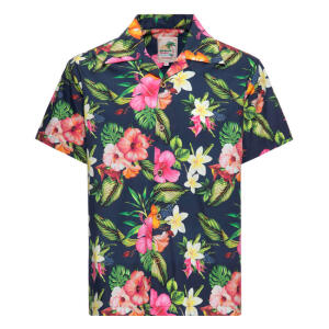 King Kerosin Tropcial flowers hawaii shirt Size 3XL