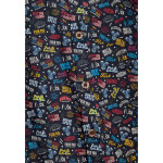 King Kerosin Printed rebellion shirt Size M