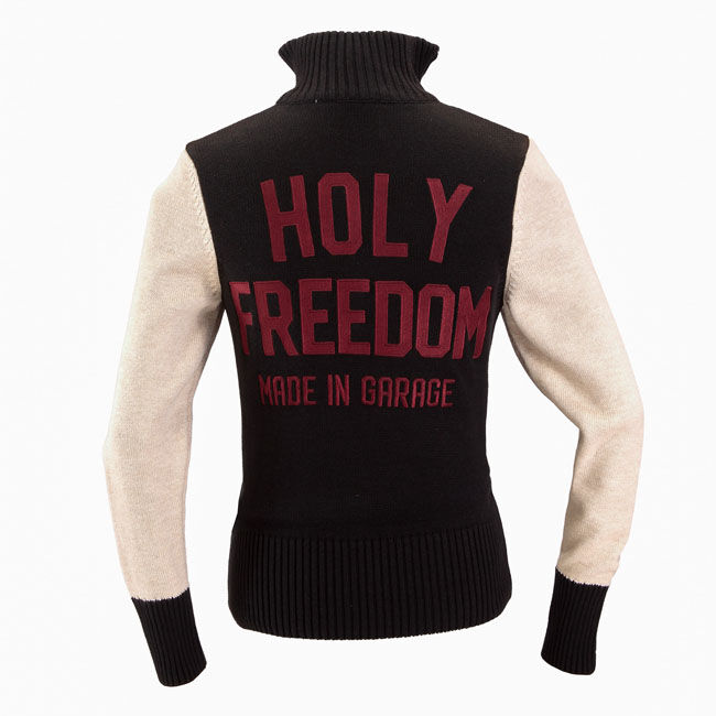Holy Freedom Dirtrack sweatshirt black/white Size M