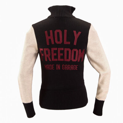 Holy Freedom Dirtrack sweatshirt black/white Size M