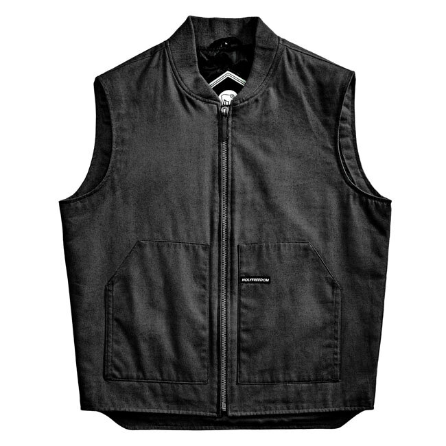 Holy Freedom Worker Vest Black vest black Size 2XL