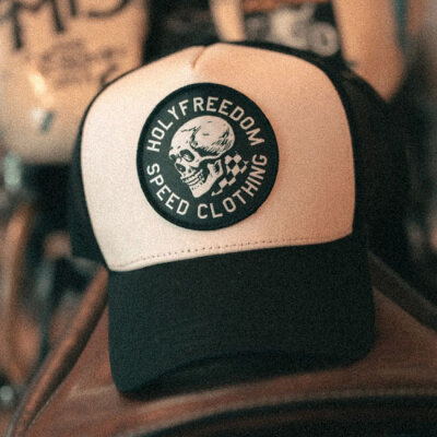 Holy Freedom Skull Cap cap black/off white One size fits most