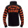 Holy Freedom Garage zip sweatshirt orange/black Size 2XL