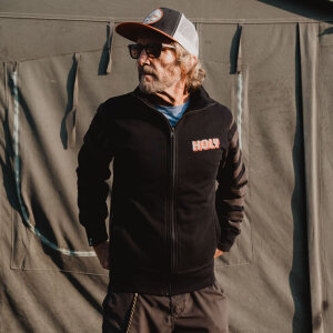 Holy Freedom Chop zip sweatshirt black/grey Size XL