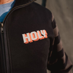 Holy Freedom Chop zip sweatshirt black/grey Size 2XL