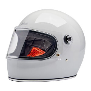Biltwell Gringo S helmet gloss white Size M