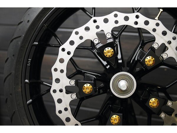Titanium Floating Rotor Bolt Kit For Front Brake Discs Gold