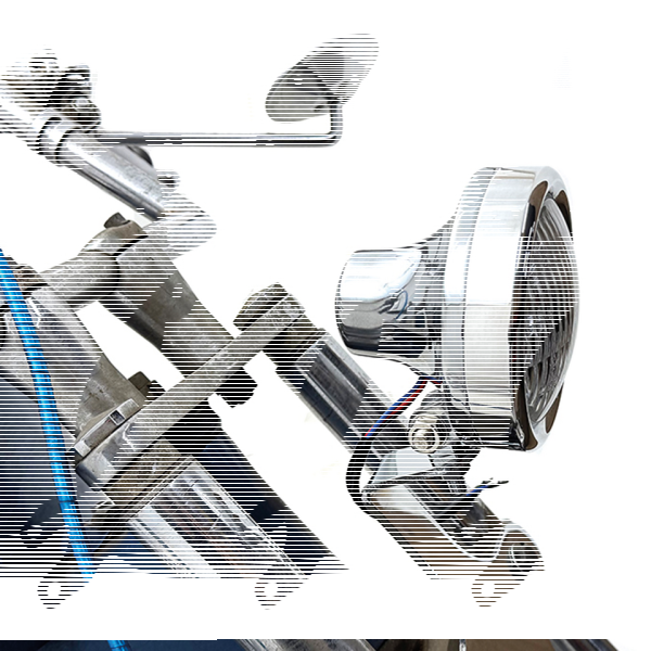 Aluminum Retro Headlamp Polished (DE)