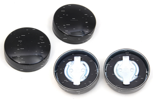 Eaton Gas Cap Set Vented Black BT36-64 (DE)
