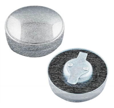 Eaton Gas Cap Non-Vented Chrome BT65-72 (DE)