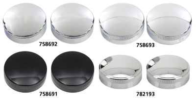 Eaton Gas Cap Set Vented Chrome BT36-38 (GB)