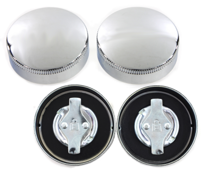 Eaton Gas Cap Set Vented Chrome BT36-38