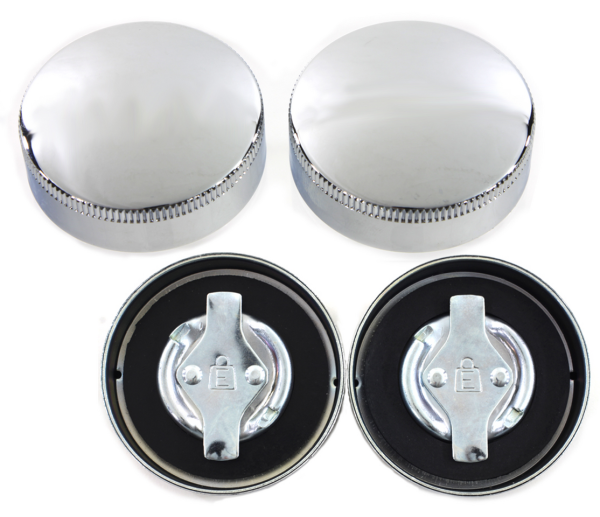 Eaton Gas Cap Set Vented Chrome BT36-38 (ES)