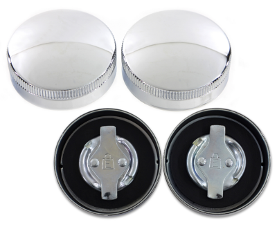 Eaton Gas Cap Set Vented Chrome BT39-64 (ES)