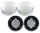 Eaton Gas Cap Set Vented Chrome BT39-64 (ES)