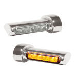 HeinzBikes, Winglets LED turn signal set. Chrome