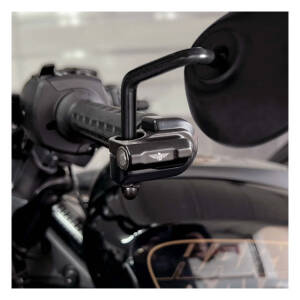 HeinzBikes, Nano below bar turn signals. Black with PL